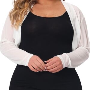 White Chemise with Elegant Knit Design